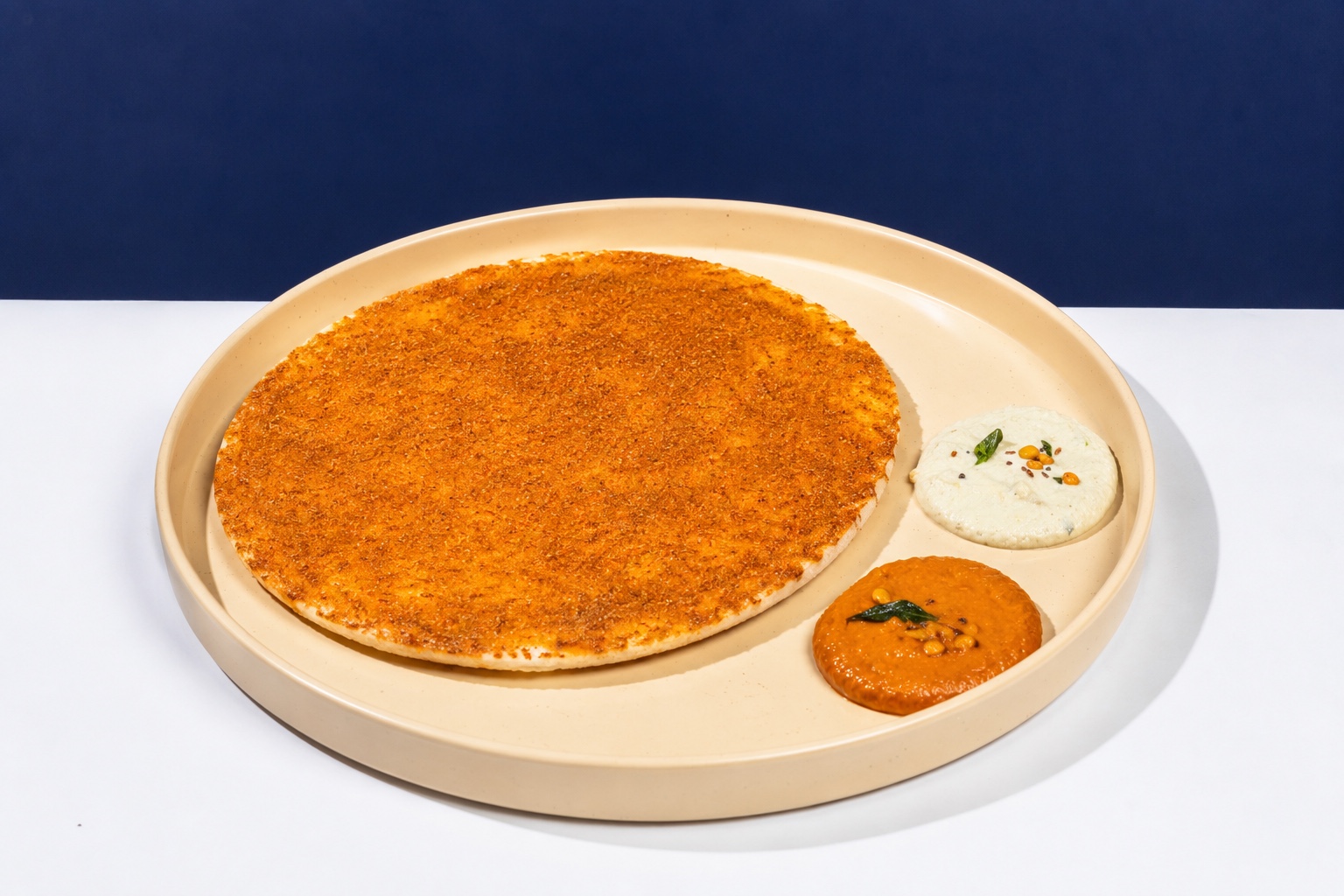 Ghee podi sponge dosa at Pappannam